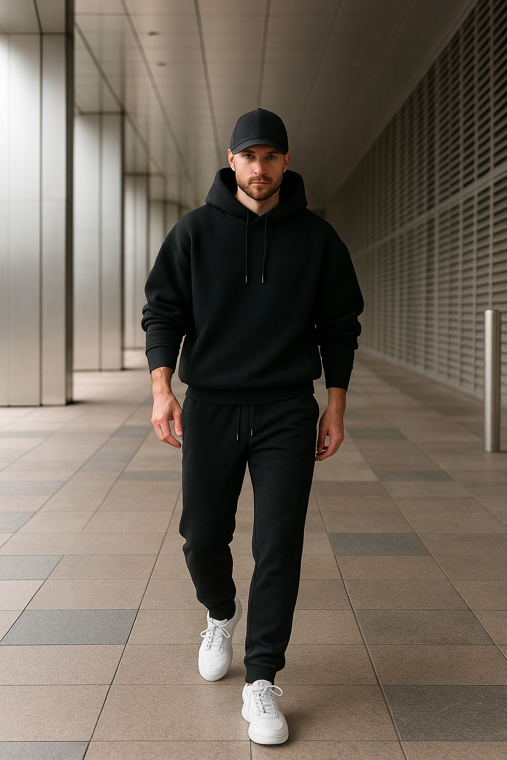 Dark Atelier Joggers – Sable Black