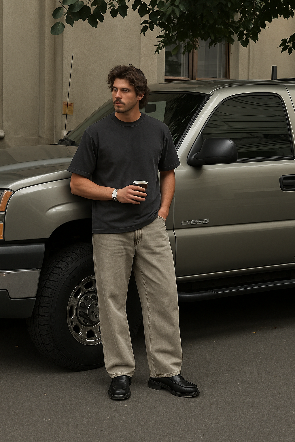 Iron Dust T-Shirt – Coffee & Gray