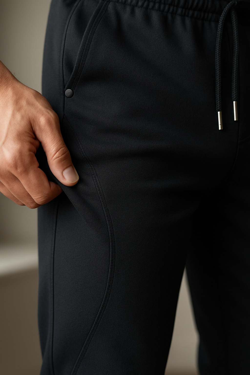Dark Atelier Joggers – Sable Black