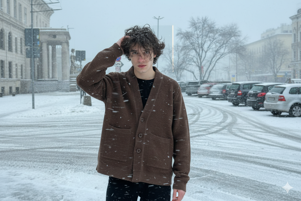 Cardigan – Mahogany Brown