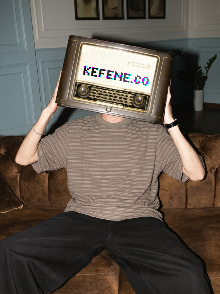 Edge Strips T-Shirt – Apricot