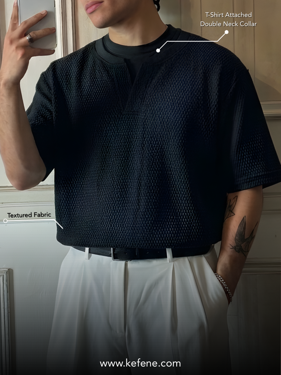 Urban Mesh T-Shirt – Black