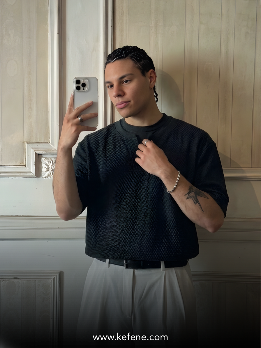 Urban Mesh T-Shirt – Black