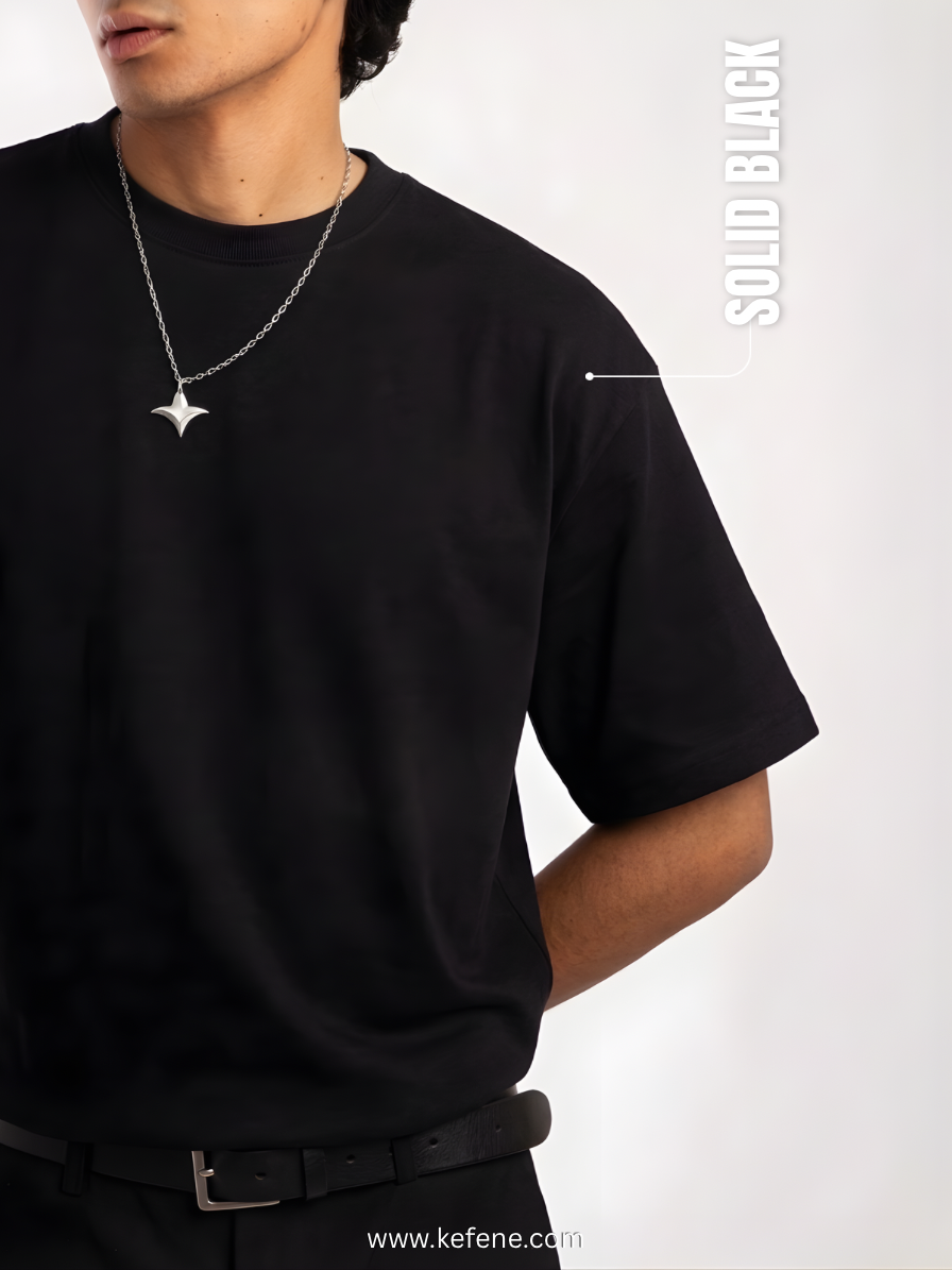 Solid T-Shirt – Black